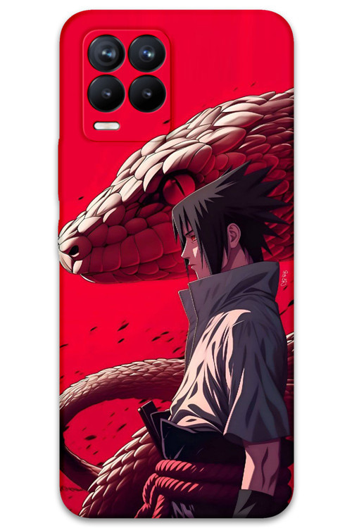 Realme 8 Uyumlu Anime Desenli Telefon Kılıfı + Ekran Koruyucu - 5746