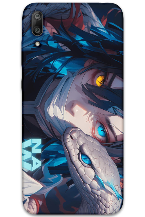 Huawei Y7 Prime 2019 Uyumlu Anime Desenli Telefon Kılıfı + Ekran Koruyucu - 5748