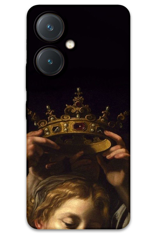 Vivo Y27 Uyumlu Retro Desenli Telefon Kılıfı + Ekran Koruyucu - 5833