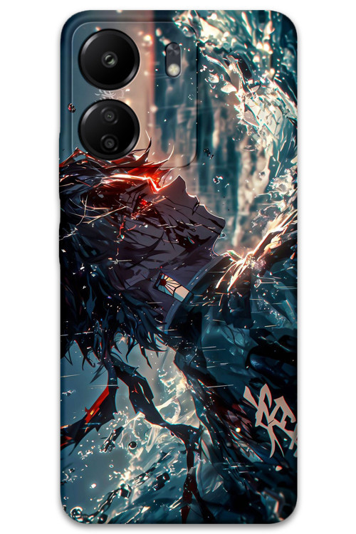 Poco C65 Uyumlu Anime Desenli Telefon Kılıfı + Ekran Koruyucu - 5749
