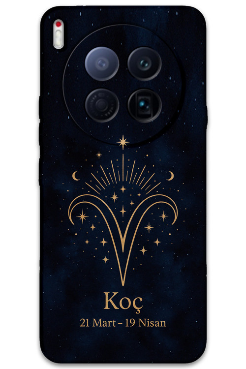 Tecno Camon 40 Premier 5G Uyumlu Koç Burcu Desenli Telefon Kılıfı + Ekran Koruyucu - 5768