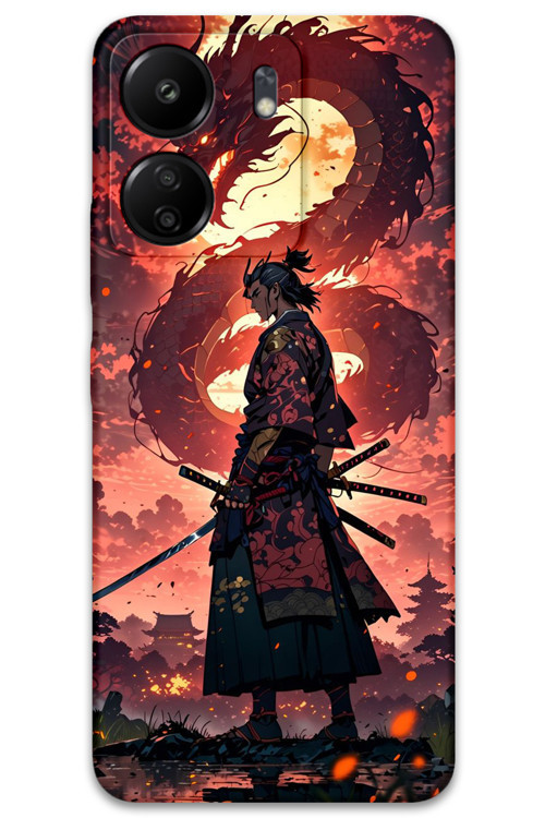 Poco C65 Uyumlu Anime Desenli Telefon Kılıfı + Ekran Koruyucu - 5751