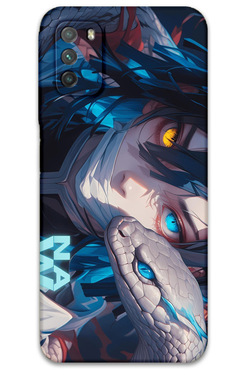Poco M3 Uyumlu Anime Desenli Telefon Kılıfı + Ekran Koruyucu - 5748