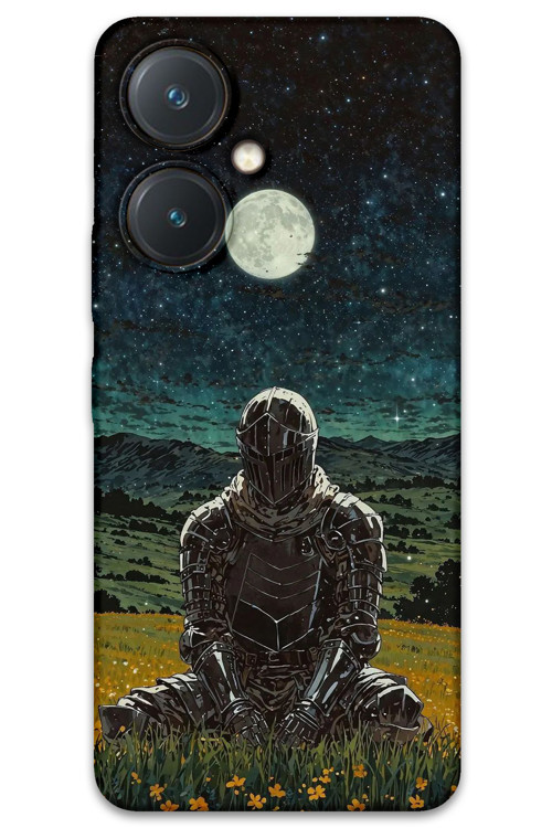 Vivo Y27 Uyumlu Retro Desenli Telefon Kılıfı + Ekran Koruyucu - 5844