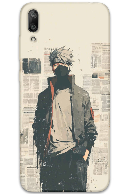 Huawei Y7 Prime 2019 Uyumlu Anime Desenli Telefon Kılıfı + Ekran Koruyucu - 5878