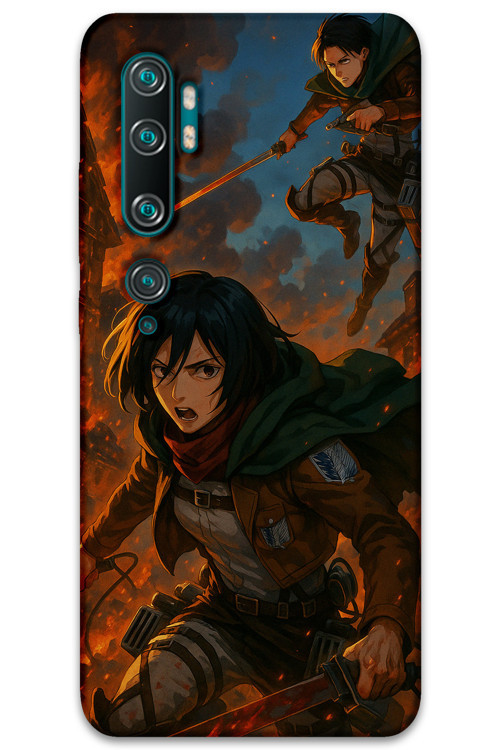 Xiaomi Mi Note 10 Uyumlu Anime Desenli Telefon Kılıfı + Ekran Koruyucu - 5744