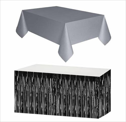 Gümüş Masa Örtüsü, Siyah Masa Eteği