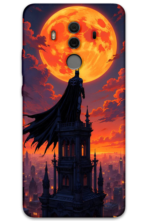 Huawei Mate 10 Pro Uyumlu Batman Desenli Telefon Kılıfı + Ekran Koruyucu - 5829