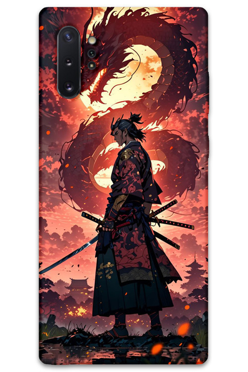 Galaxy Note 10 Plus Uyumlu Anime Desenli Telefon Kılıfı + Ekran Koruyucu - 5751