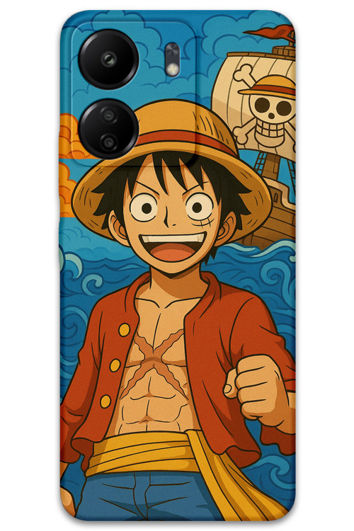 Poco C65 Uyumlu Anime Desenli Telefon Kılıfı + Ekran Koruyucu - 5753