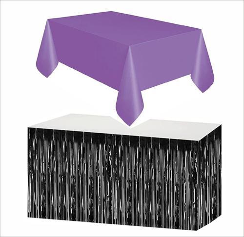 Mor Masa Örtüsü, Siyah Masa Eteği