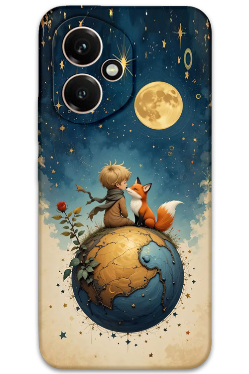 Honor 400 Uyumlu Çizgi Film Desenli Telefon Kılıfı + Ekran Koruyucu - 5823