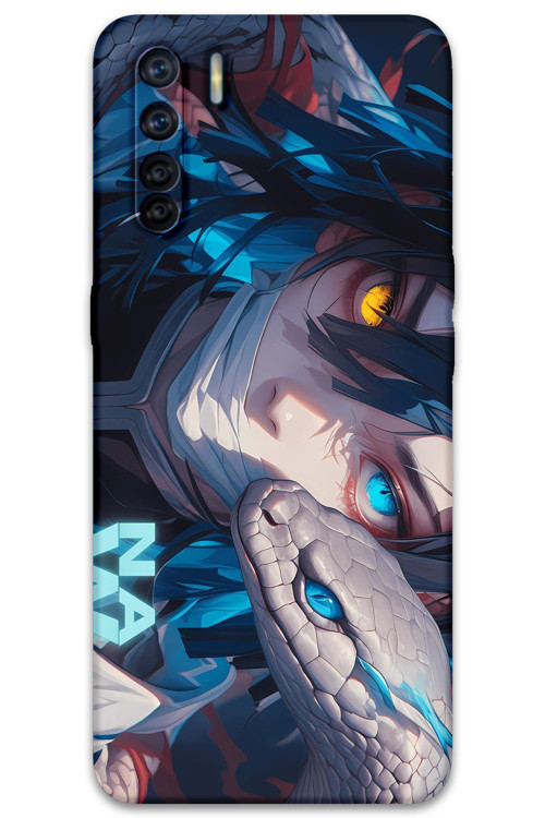 Oppo A91 Uyumlu Anime Desenli Telefon Kılıfı + Ekran Koruyucu - 5748