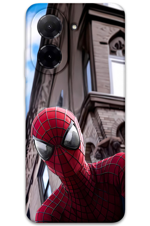 Xiaomi Redmi A5 4G Uyumlu Spiderman Desenli Telefon Kılıfı + Ekran Koruyucu - 5936