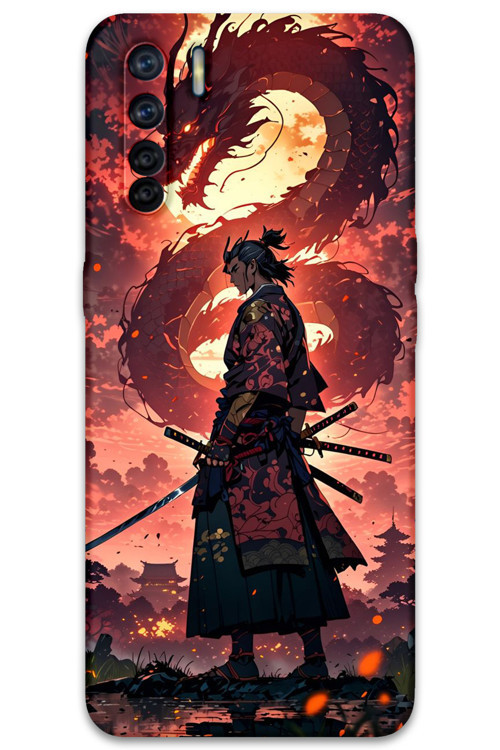 Oppo A91 Uyumlu Anime Desenli Telefon Kılıfı + Ekran Koruyucu - 5751