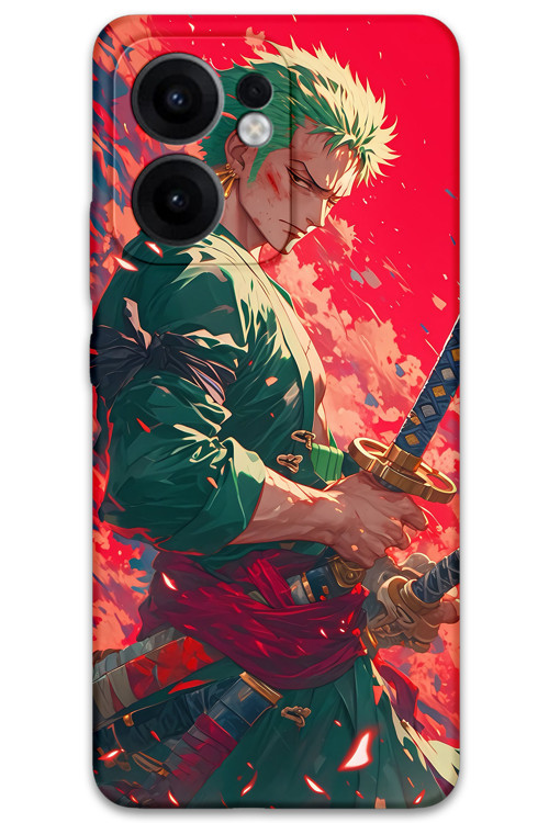 Oppo Reno 13F 5G Uyumlu Anime Desenli Telefon Kılıfı + Ekran Koruyucu - 5894