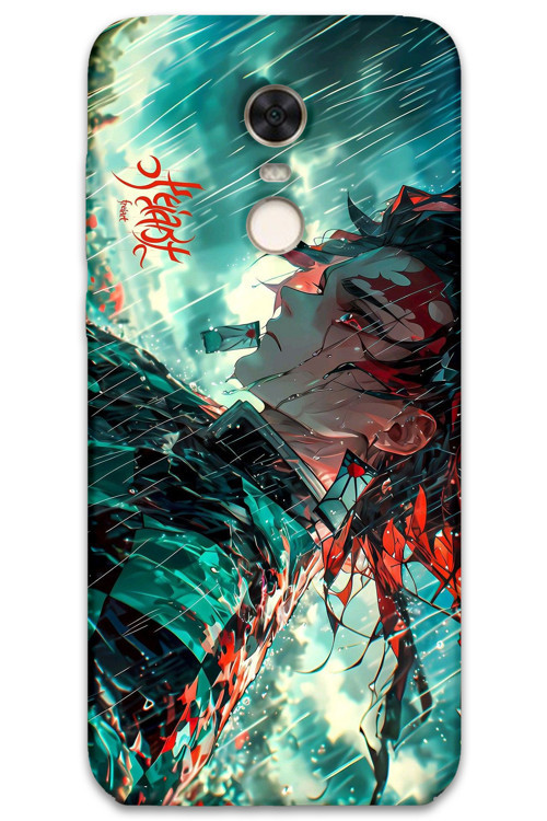 Xiaomi Redmi 5 Plus Uyumlu Anime Desenli Telefon Kılıfı + Ekran Koruyucu - 5909