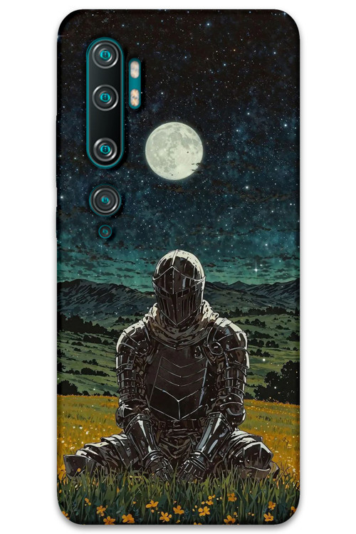 Xiaomi Mi Note 10 Uyumlu Retro Desenli Telefon Kılıfı + Ekran Koruyucu - 5844