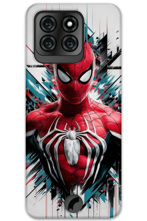 Reeder S71 Uyumlu Spiderman Desenli Telefon Kılıfı + Ekran Koruyucu - 5831