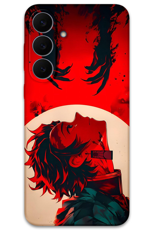 Galaxy S25 Fe Uyumlu Anime Desenli Telefon Kılıfı + Ekran Koruyucu - 5898