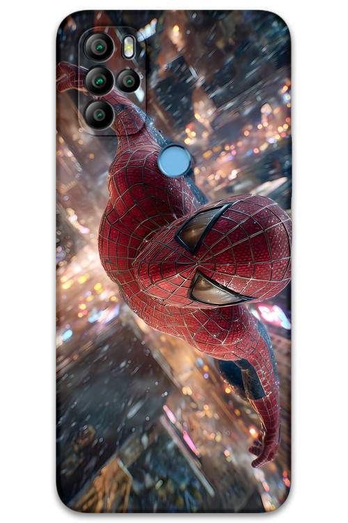 Gm 21 Pro Uyumlu Spiderman Desenli Telefon Kılıfı + Ekran Koruyucu - 5935