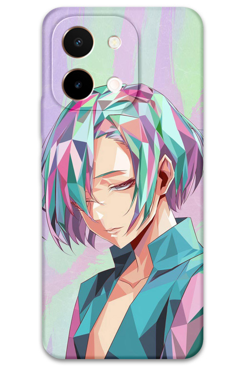 Vivo Y28 Uyumlu Anime Desenli Telefon Kılıfı + Ekran Koruyucu - 5743