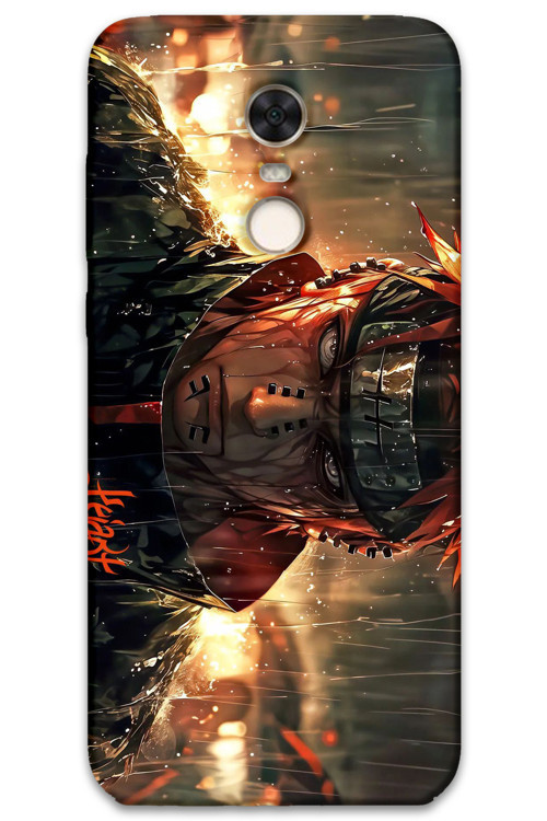 Xiaomi Redmi 5 Plus Uyumlu Anime Desenli Telefon Kılıfı + Ekran Koruyucu - 5925