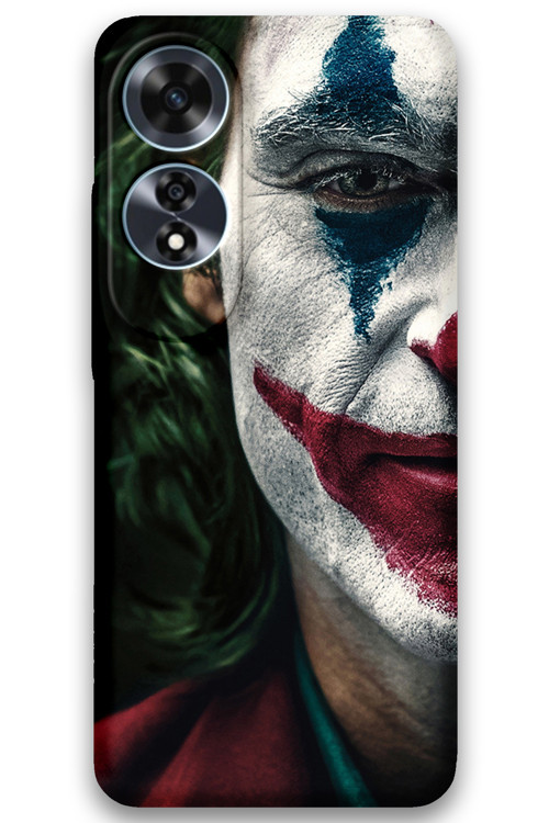 Oppo A60 Uyumlu Joker Desenli Telefon Kılıfı + Ekran Koruyucu - 5827