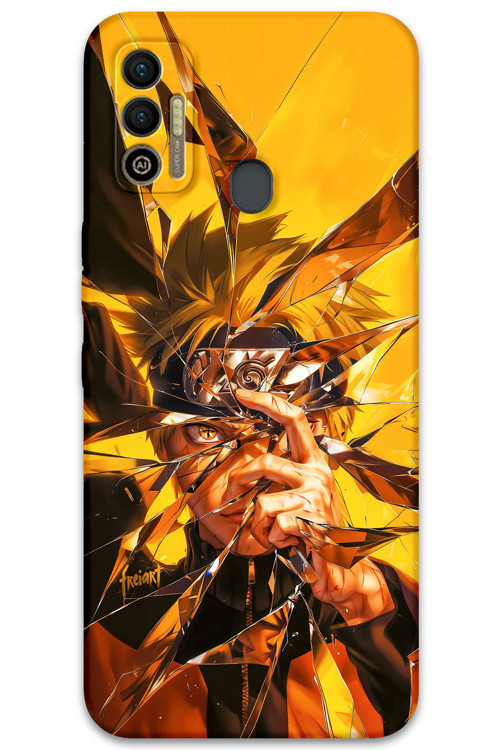 Tecno Spark 7T Uyumlu Anime Desenli Telefon Kılıfı + Ekran Koruyucu - 5873