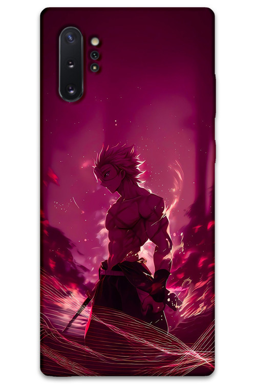 Galaxy Note 10 Plus Uyumlu Anime Desenli Telefon Kılıfı + Ekran Koruyucu - 5905