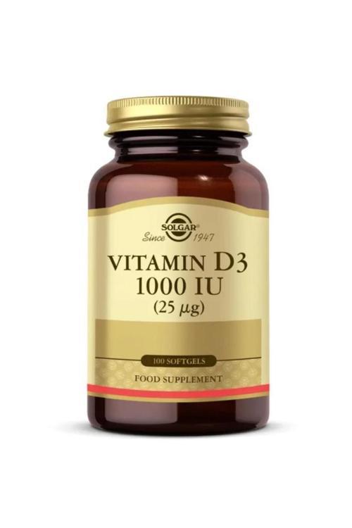 Vitamin D3 1000 IU 100 Kapsül - SKT:09/2026