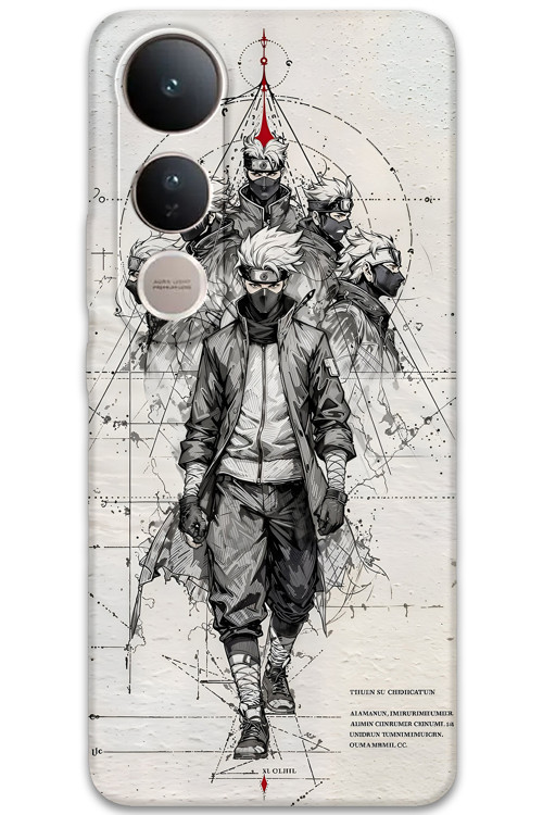 Vivo V50 Lite 4G Uyumlu Anime Desenli Telefon Kılıfı + Ekran Koruyucu - 5875