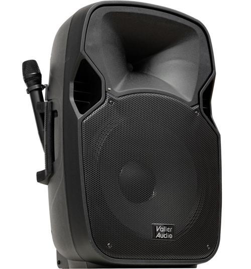 S1150 Portatif Taşınabilir Aktif Amfi Hoparlörlü Kablosuz Çift El Mikrofonlu Ses Sistemi