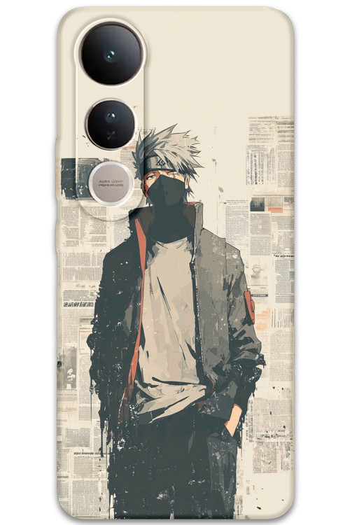 V50 Lite 4G Uyumlu Anime Desenli Telefon Kılıfı + Ekran Koruyucu - 5878