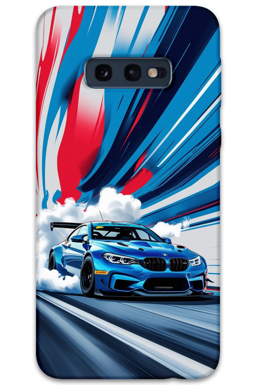 Galaxy S10E Uyumlu Araba Desenli Telefon Kılıfı + Ekran Koruyucu - 5762