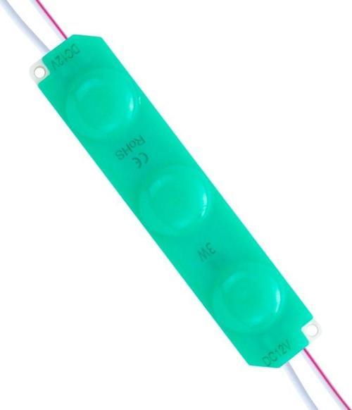 MODÜL LED 12V 3W YEŞİL 2835 93X21 MM IP65 220-240LM 180 DERECE
