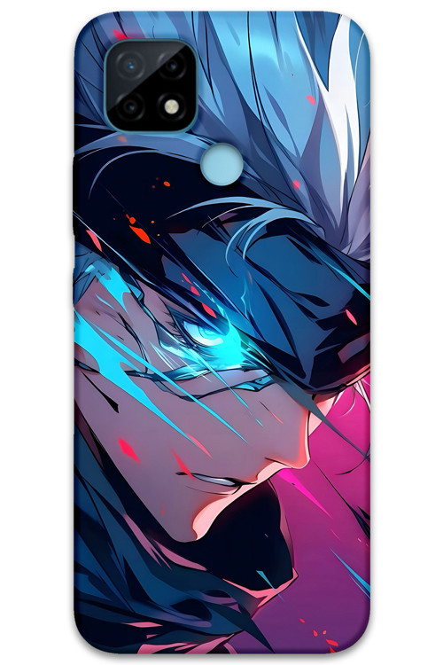 Realme C21 Uyumlu Anime Desenli Telefon Kılıfı + Ekran Koruyucu - 5902