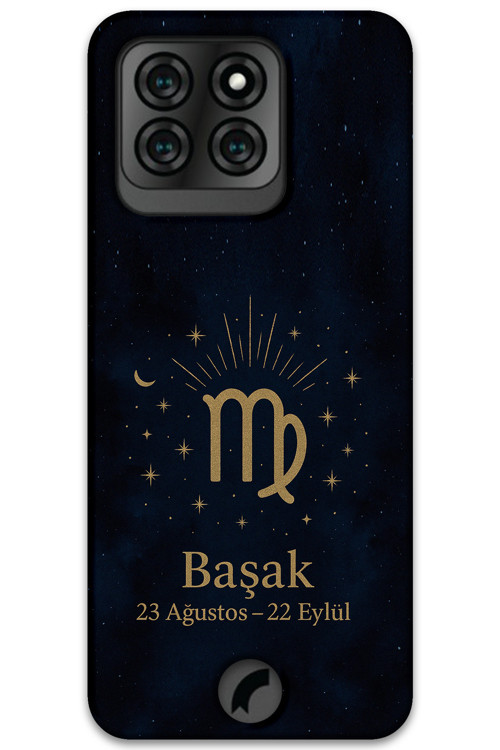 Reeder S71 Uyumlu Başak Burcu Desenli Telefon Kılıfı + Ekran Koruyucu - 5773