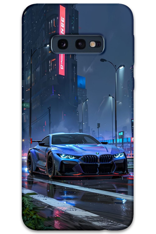 Galaxy S10E Uyumlu Araba Desenli Telefon Kılıfı + Ekran Koruyucu - 5767