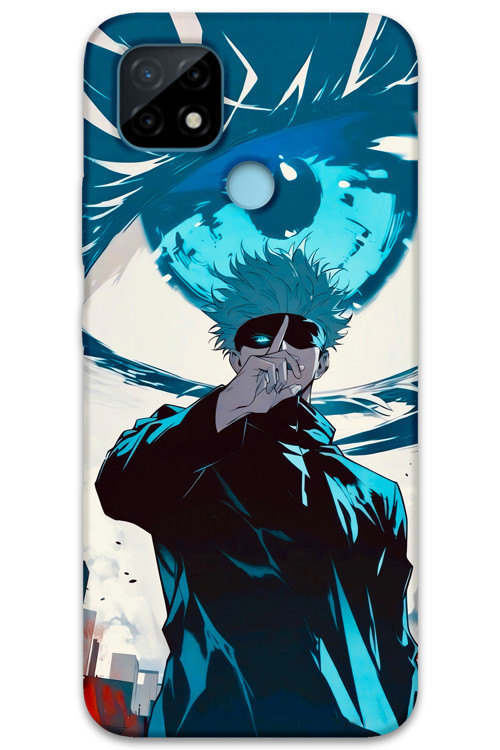 Realme C21 Uyumlu Anime Desenli Telefon Kılıfı + Ekran Koruyucu - 5904
