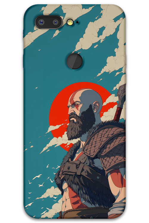 Gm 9 Pro Uyumlu Kratos Desenli Telefon Kılıfı + Ekran Koruyucu - 5824