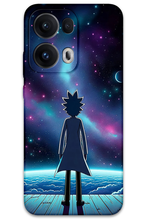 Oppo Reno 13 Pro 5G Uyumlu Rick Desenli Telefon Kılıfı + Ekran Koruyucu - 5944