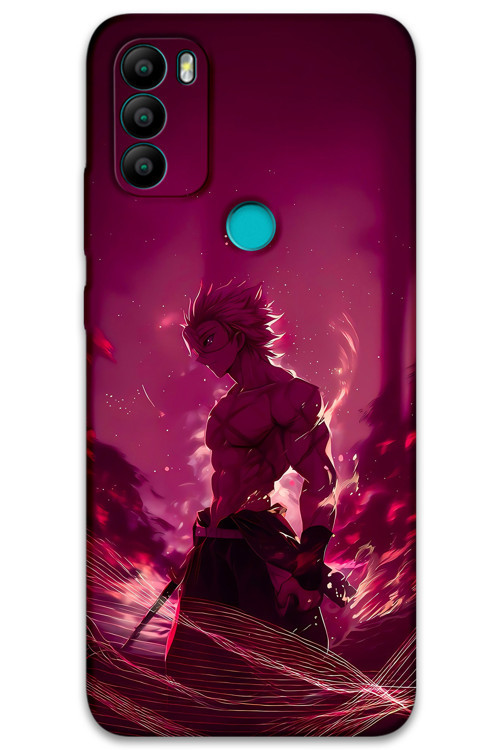 Gm 21 Plus Uyumlu Anime Desenli Telefon Kılıfı + Ekran Koruyucu - 5905