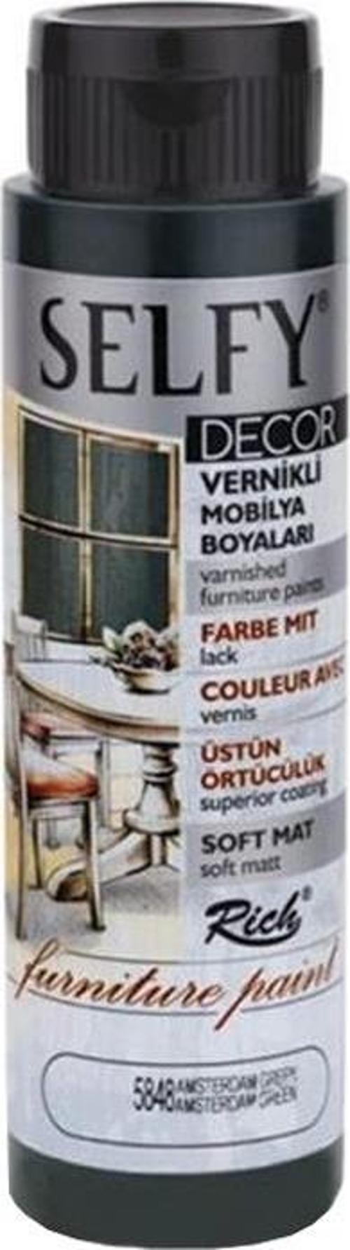 Selfy Decor Vernikli Boya Amsterdam Green 500cc