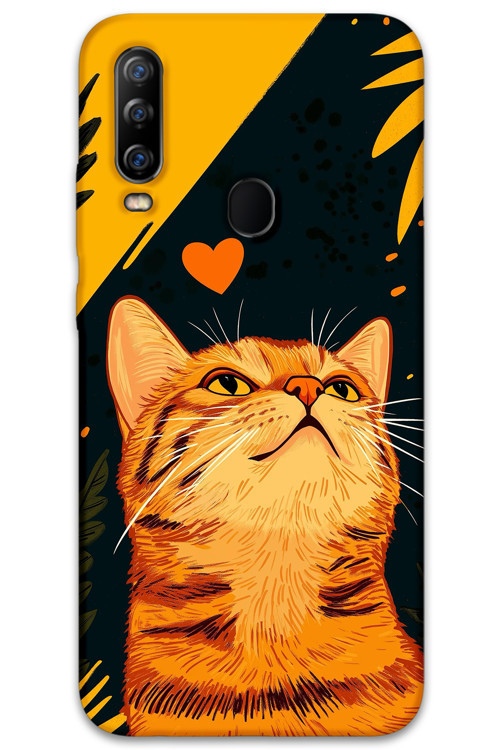 Gm 20 Pro Uyumlu Kedi Desenli Telefon Kılıfı + Ekran Koruyucu - 5783