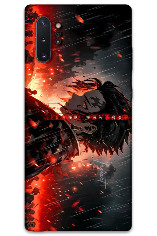 Galaxy Note 10 Plus Uyumlu Anime Desenli Telefon Kılıfı + Ekran Koruyucu - 5922
