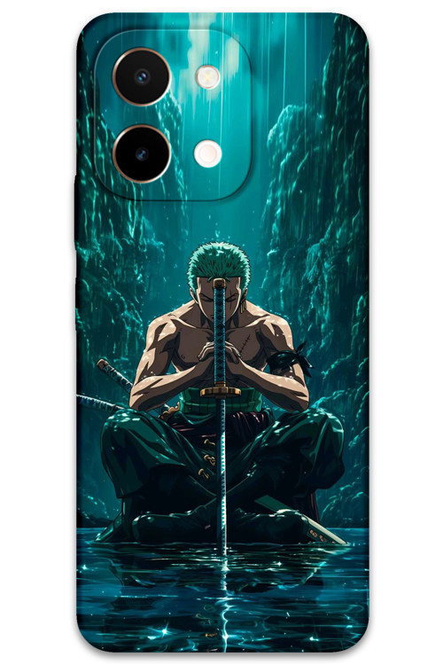 Vivo Y28 Uyumlu Anime Desenli Telefon Kılıfı + Ekran Koruyucu - 5757