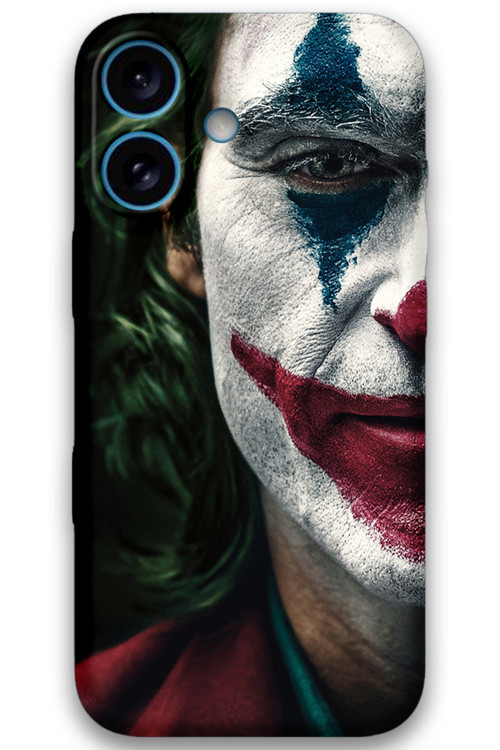 İphone 16 Uyumlu Joker Desenli Telefon Kılıfı + Ekran Koruyucu - 5827