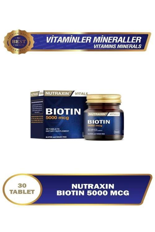 Biotin 5000 Mcg 30 Tablet