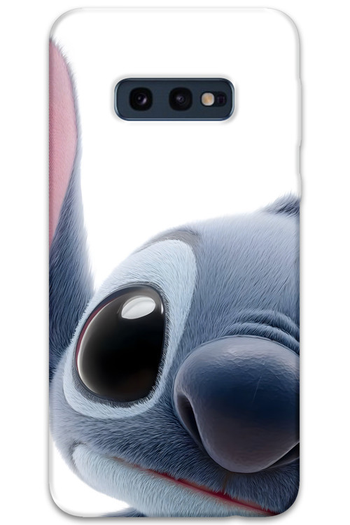Galaxy S10E Uyumlu Stitch Desenli Telefon Kılıfı + Ekran Koruyucu - 5946
